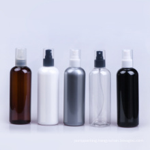 In Stock Black White Clear Aluminium 300ml Empty Mist Sprayer Large Plastic Spray Bottles Bulk